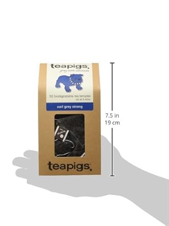 Teapigs Earl Grey Strong Tea Made With Whole Leaves (1 Pack Of 50 Tea Bags)