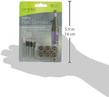 Nail Grinder For Dogs : Andis Nail Grinder Replacement Accessory Pack, Multi, 5.75 x 0.50 x 4.00 inches (65920)