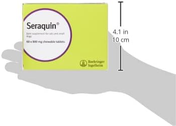 Seraquin Veterinary Joint Supplement with Turmeric for Cats and Small Dogs - 60 x 800 mg Chewable Tablets : Amazon.co.uk: Pet Supplies
