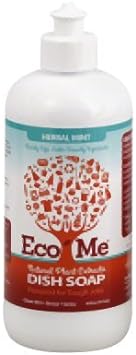 ECO ME DISH SOAP HERBAL MINT, 16 OZ : Health & Household