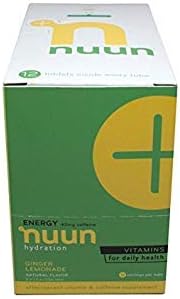 Nuun Hydration Vitamins Electrolyte Tablets + Vitamins + Caffeine, Gin