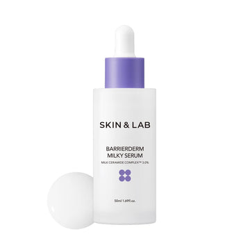 Skin&Lab Barrierderm Milky Serum | Milk Ceramide Complex, Squalane, And Panthenol To Repair Skin Barrier | Made In Korea | 1.69 Fl Oz