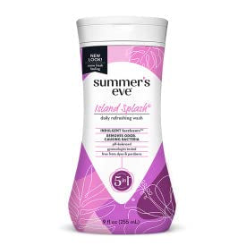 Summer'S Eve Cleansing Wash For Sensitive Skin, Island Splash 9 Oz (Pack Of 7)