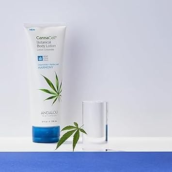 Andalou Naturals Cannacell Body Lotion, Harmony, 8 Ounce