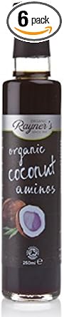 Rayners Organic Coconut Aminos - 250Ml (6 Pack Bundle)