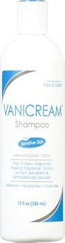 Vanicream Shampoo – Ph Balanced Mild Formula Effective For All Hair Types And Sensitive Scalps - Free Of Fragrance, Lanolin, And Parabens – 12 Fl Oz