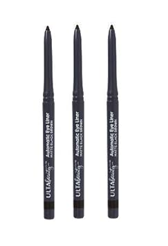 Ulta Beauty 3 Pack Automatic Eyeliner. Matte Black Brown. Size 0.01 Oz