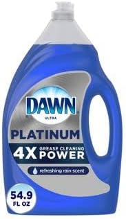 Dawn Platinum Dishwashing Liquid Dish Soap, Refreshing Rain Scent, 54.9 fl oz : Health & Household