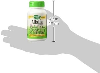 Nature's Way Alfalfa Leaves, 1,215 mg, 100 Vegetarian Capsules, Pack of 2