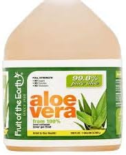 Fruit of the Earth Aloe Vera, 128 Fl. Oz. (1 gallon) : Health & Household