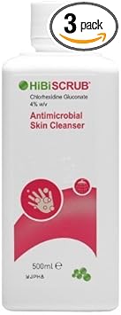 Hibiscrub Antibacterial Skin Cleanser 500Ml X 3