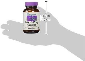 Bluebonnet Coq-10 Vegetarian Capsules, 100 Mg, 60 Count : Health & Household