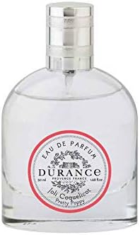 Durance Eau De Parfum For Women (50Ml) Pretty Poppy Scent, Luxury Fragrance For Women - Women'S Parfum - Natural & Safe, Long Lasting