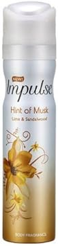 Impulse Hint Of Musk Body Spray 75Ml Case Of 6