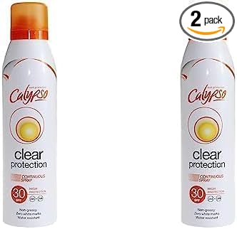 Calypso Clear Protection Continuous Spray Spf30-175 Ml Cals30 (Pack Of 2)