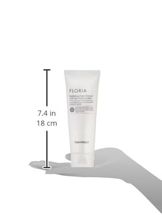 Tonymoly Floria Brightening Foam Cleanser, 5.0 Fl Oz