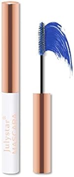 Julystar Colorful Mascara Primer Waterproof, Anti Sweat, Non Dizzy, Dyeing, Long Curling, Thick White Eye Black (05#)