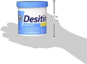 DESITIN Rapid Relief Creamy Jar, 16-Ounce (Pack of 4) : Baby