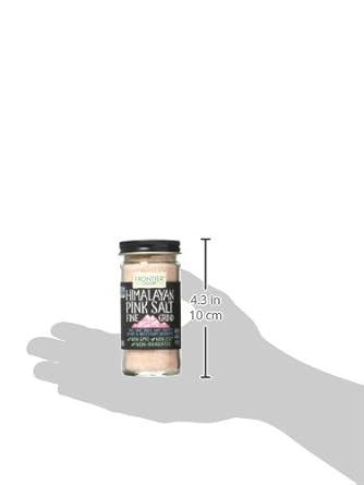 Frontier Co-Op Fine Ground Himalayan Pink Salt, 4.48 Ounce Bottle, Hand-Mined, Kosher, Non Irradiated, Non Eto