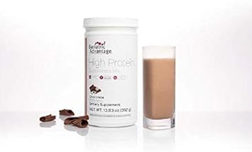 Bariatric Advantage High Protein Supplement Mix, 20 Grams Whey Protein Isolate Low Sugar with 100 Calories Per Serving - Chocolate, 14 Servings : Health & Household