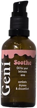 Geni Soothe - Perfume and SOAP Free Intimate Oil. Gentle Alternative to Intimate wash. Moizturizes and Protects