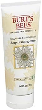 Burt's Bees Natural Cleanser Soap Bark and Chamomile Deep Cleansing Cream – 1 x Tube 170 grams (Pack of 2) : Amazon.co.uk: Beauty