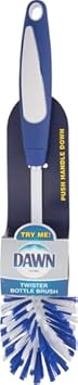 Dawn Twister Bottle Brush, White And Blue