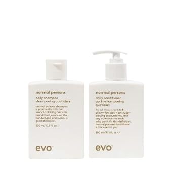 Evo Normal Persons Daily Care Shampoo & Conditioner - Refreshes & Balances Scalp, Reduces Frizz, Reinvigorates Scalp And Hair - 300Ml / 10.1 Fl Oz