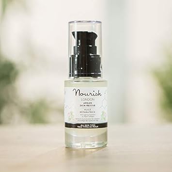 Nourish London Argan Skin Rescue Face Oil 30ml | Anti-Ageing | Boosts Collagen | Contains Vitamin C | 100% Vegan | Cruelty-Free | For All Skin Types : Amazon.co.uk: Beauty