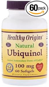 Ubiquinol 100Mg Kaneka Qh Healthy Origins 60 Softgel