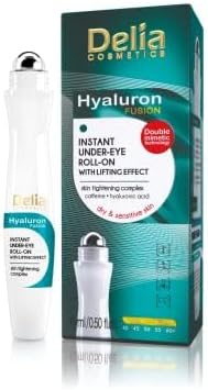 Delia - Hyaluron Fusion - Roll-On Lifting Effect Eye Contour - Instant Under-Eye Tightening Complex - for Dark Circles & Crow's Feet - Brighter, Smooth Look - 15 ml : Amazon.co.uk: Beauty