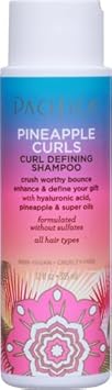 Pacifica Beauty 12.0 Fl Oz Pineapple Curls Curl Enhancing Shampoo - Hydrating & Frizz Control With Argan Oil & Hyaluronic Acid, Vegan + Cruelty Free