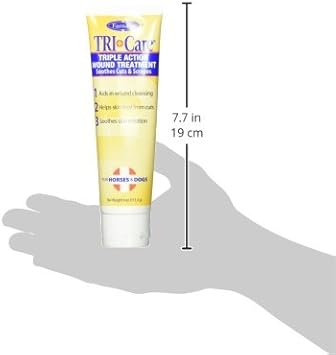 Farnam Triple Action Wound Treatment | for Horses, Ponies and Dogs | 4 oz : Pet Ointments : Pet Supplies