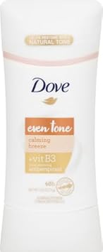 Dove Even Tone Antiperspirant Deodorant For Uneven Skin Tone Restoring Powder Sweat Block For All-Day Fresh Feeling 2.6 Oz 3 Count