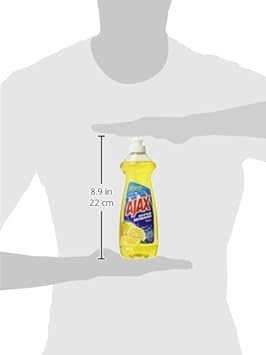 Ajax Super Degreaser Dish Liquid, Lemon, 14 Fluid Ounce : Health & Household
