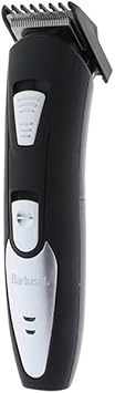 Barbasol Rechargeable Electric Beard Trimmer With Stainless Steel Blades And Adjustable Settings