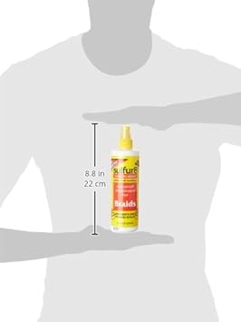 Sulfur 8 Dandruff Treatment For Braids 12 Oz. Spray : Beauty & Personal Care