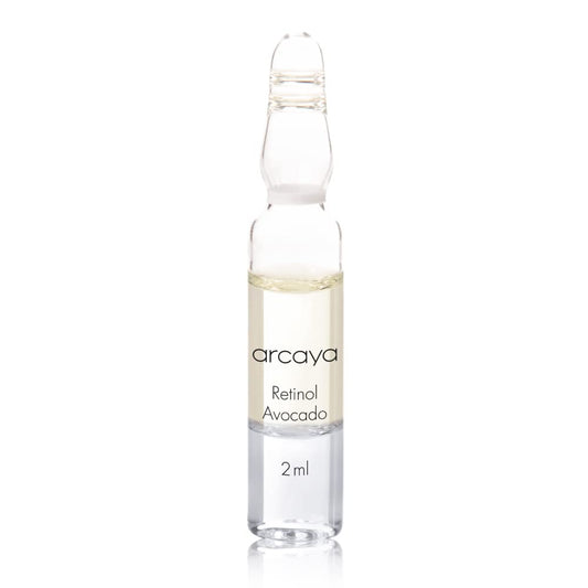 Arcaya Retinol Avocado Facial Ampoule For Dry Skin - Hydrate, Smooth, And Renew With Vitamin A-Retinol And Avocado Oil, Perfect For Skin Cell Regeneration, Vegan, Cruelty-Free 5X2Ml