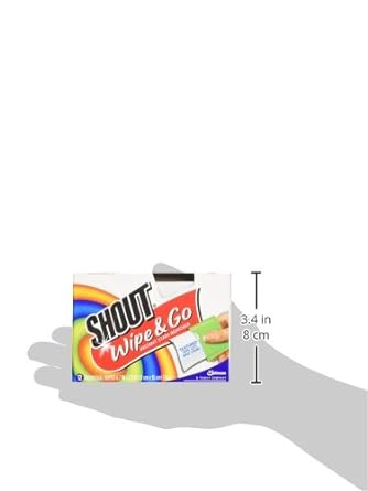 Shout Stain Remover Wipes-12 ct. : Health & Household
