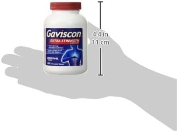 Gaviscon Antacid Extra Strength Chewable Tb Original 100 Ct : Health & Household
