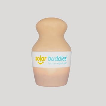 Nude Solar Buddies Refillable Roll On Sponge Applicator For Kids, Adults, Families, Travel Size Holds 100Ml Travel Friendly For Sunscreen, Suncream And Lotions