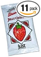 Just Wholefoods Strawberry Jelly Crystals 85G X 11 (Pack Of 11)