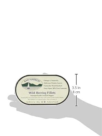 Bar Harbor All Natural Smoked Herring Cracked Pepper oz, 6.7 Ounce : Everything Else