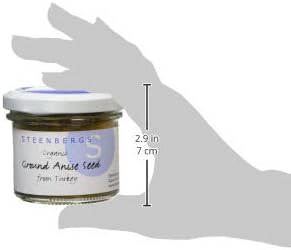 Steenbergs Organic Ground Anise Seed Powder Standard Jar 45G