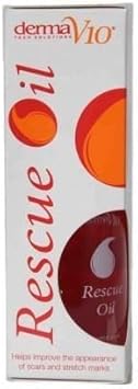 Three Packs Of Derma V10 Rescue Oil 75Ml