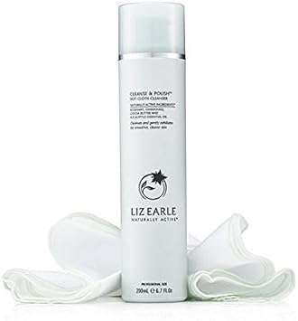 Liz Earle Cleanse & Polish™ Hot Cloth Cleanser 200Ml Supersize Pump With Two Cloths