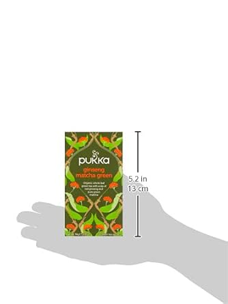 Pukka Organic Ginseng Matcha Green Tea 20 Satchets