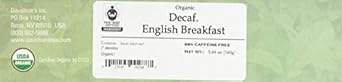 Davidson'S Organics, Decaffeinated English Breakfast, 100-Count Unwrapped Tea Bags