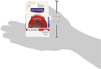 Hansaplast Fixierpflaster Classic, 5 M X 2,5 Cm - 1 Rolle - B013Gbs20Y | Packung (5 M)