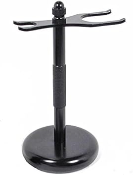 Col Ichabod Conk Black Finish Safety Razor & Brush Stand : Beauty & Personal Care